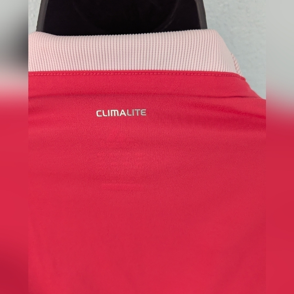 Adidas Climalite Full Zip Jacket Hot Pink Woman's  Size M - Picture 7 of 15